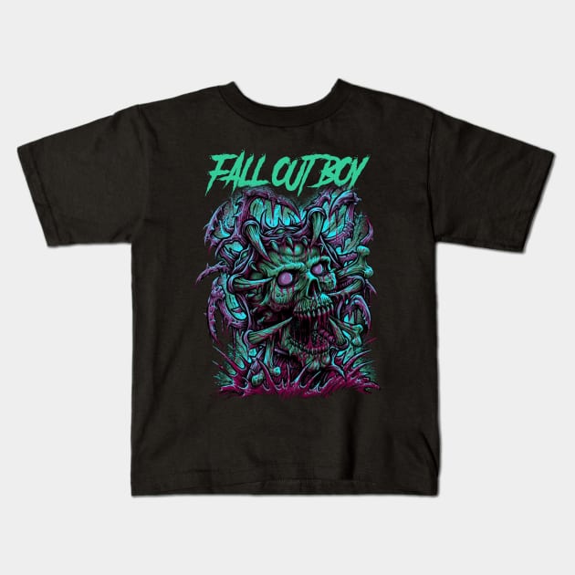 FALL OUT BAND Kids T-Shirt by Angelic Cyberpunk